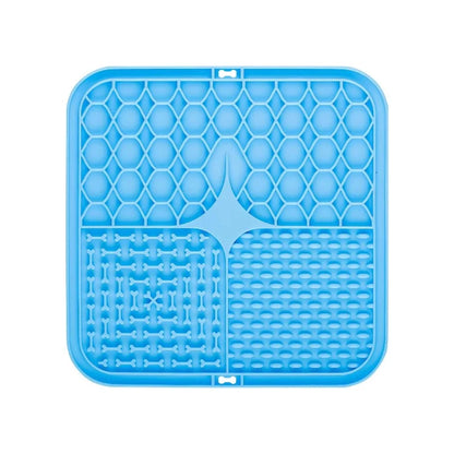 Slow Feeder & Bath Distraction Mat for Dogs