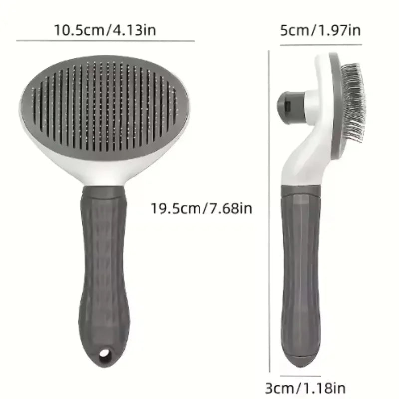 Self-Cleaning Pet Grooming Brush