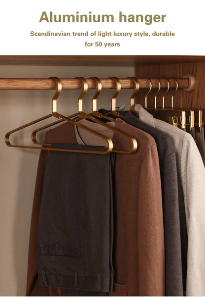 Aluminum Alloy Clothes Hangers Set