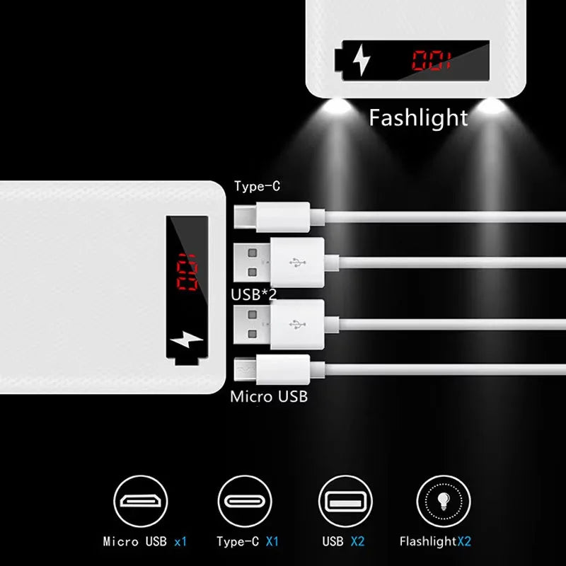 Battery Power Bank Box Holder