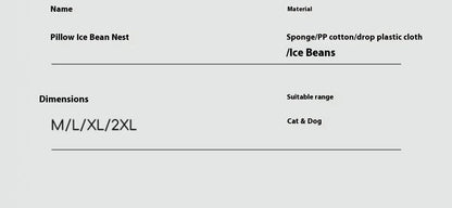 Premium Cooling Pet Lounger Bed