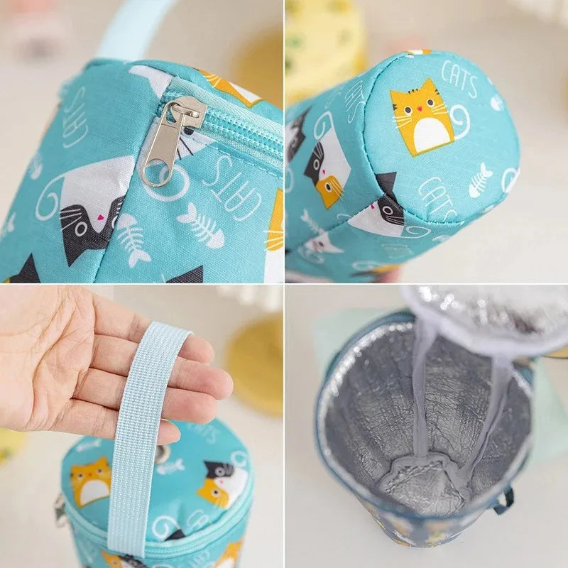 Insulated Drink Carrier Tote Bag