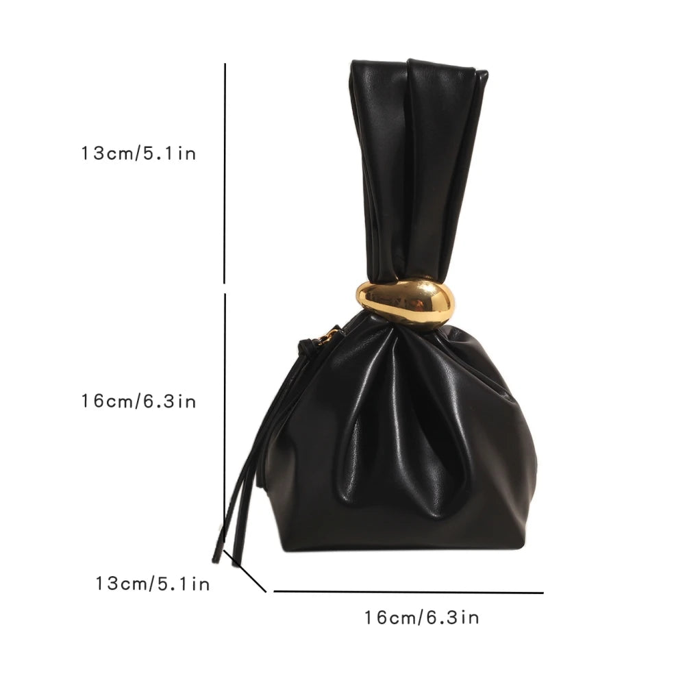 Elegant PU Leather Evening Clutch Bag