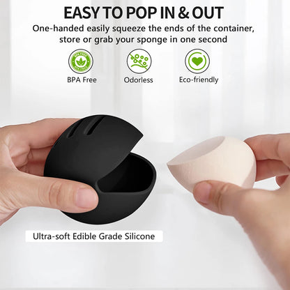 Silicone Makeup Sponge Storage Case