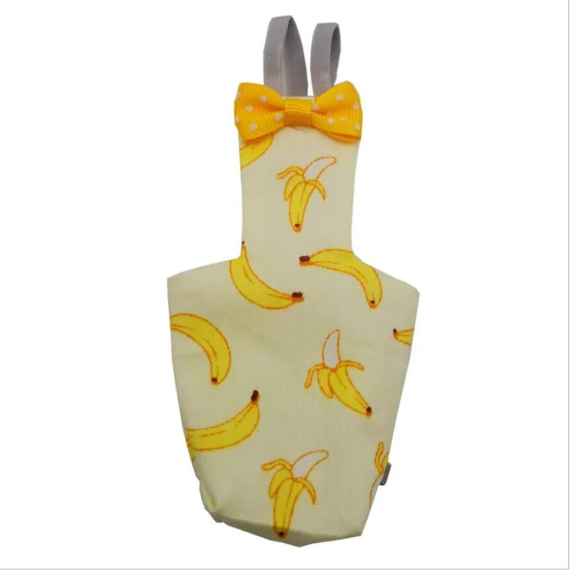 Washable Bird Flight Suit & Diaper with Bow Tie