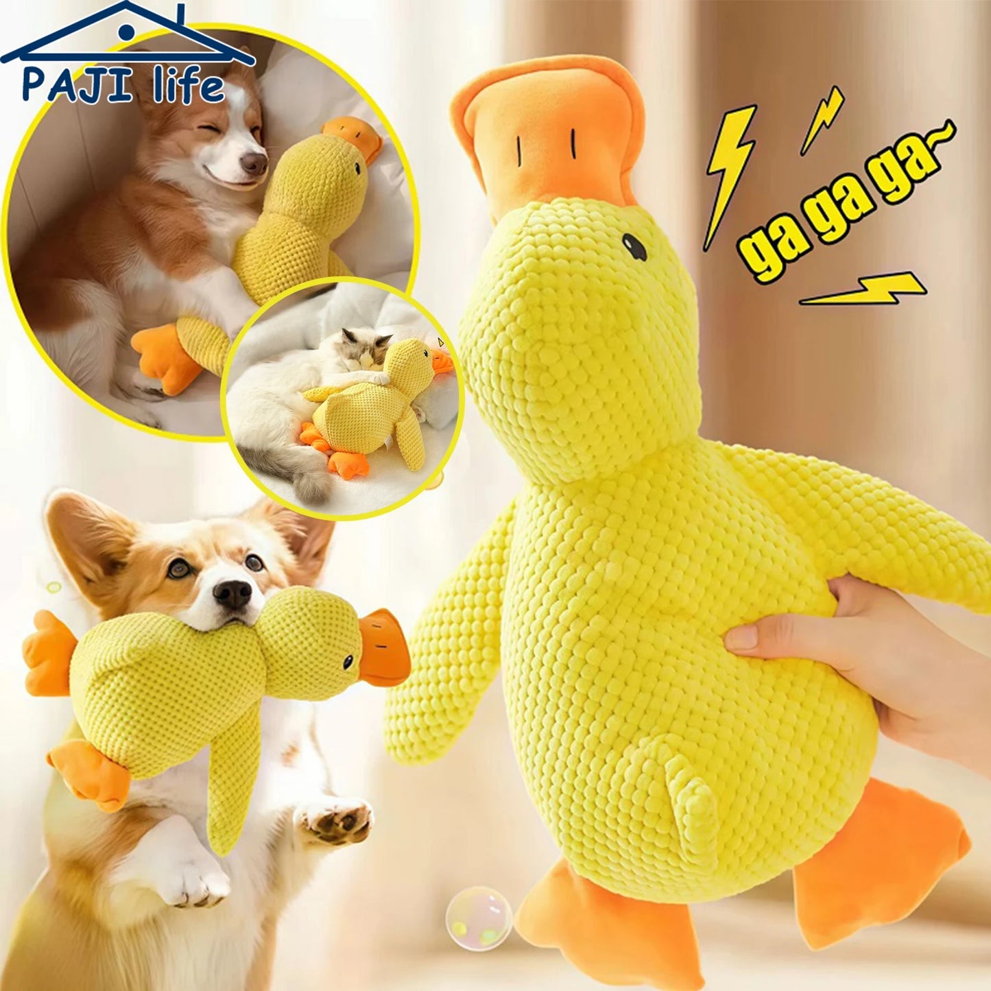 Duck Plush Squeaky Dog Toy