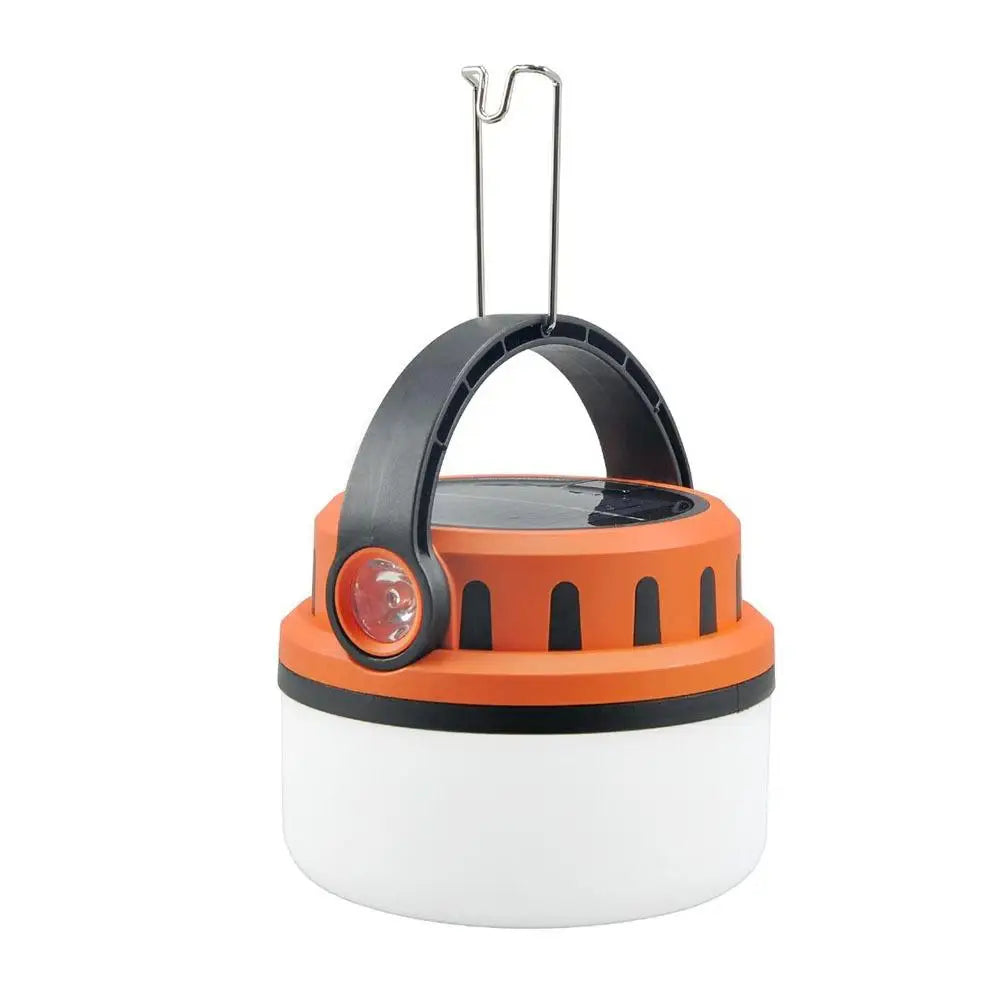 Solar Rechargeable Camping Lantern with Hanging Hook