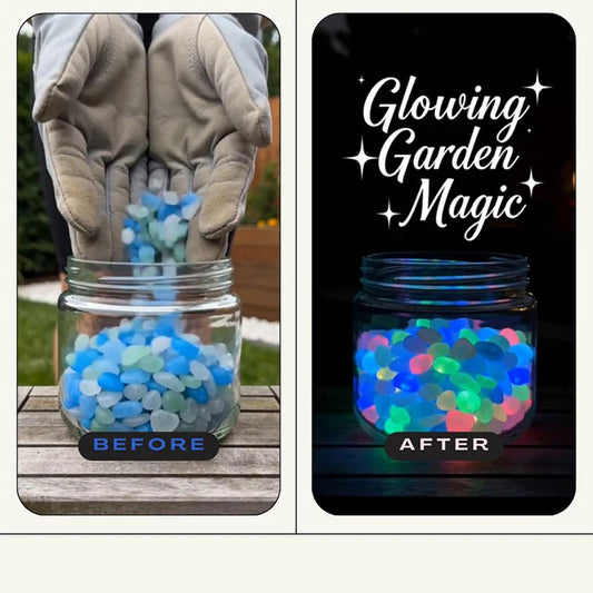 Glow-in-the-Dark Garden Pebbles