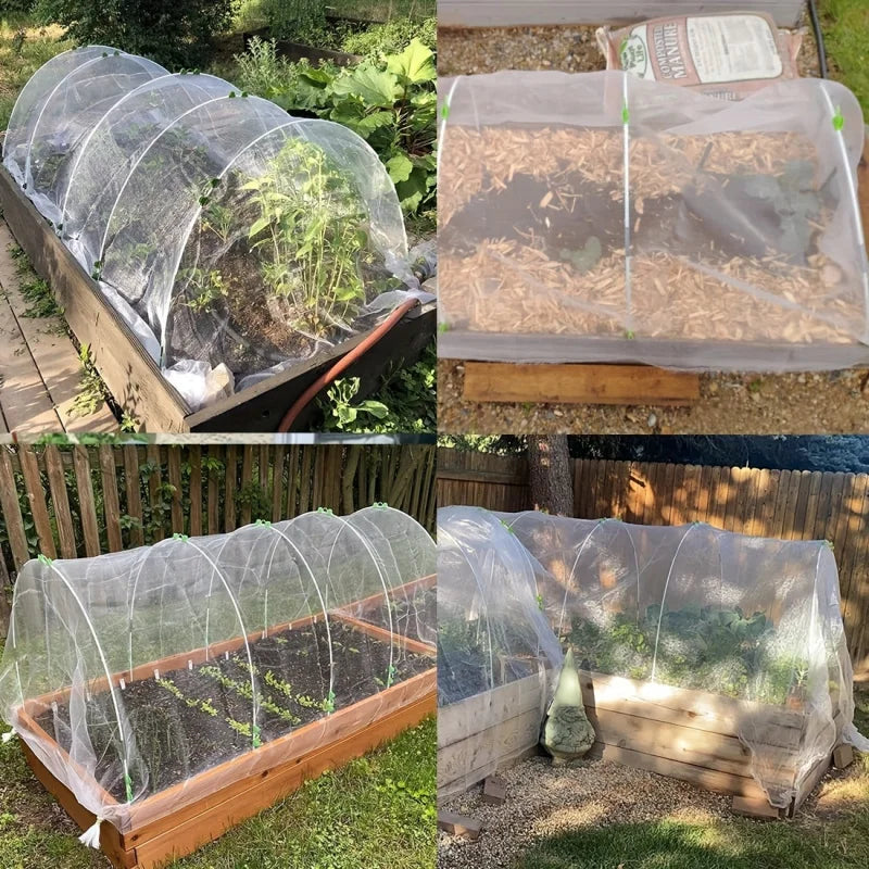 Fiberglass Garden Hoops Grow Tunnel Kit