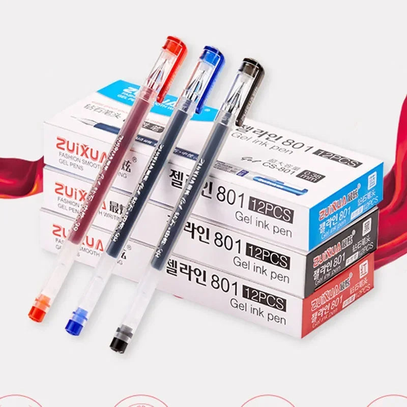 Large-Capacity Fine Point Gel Pen Set