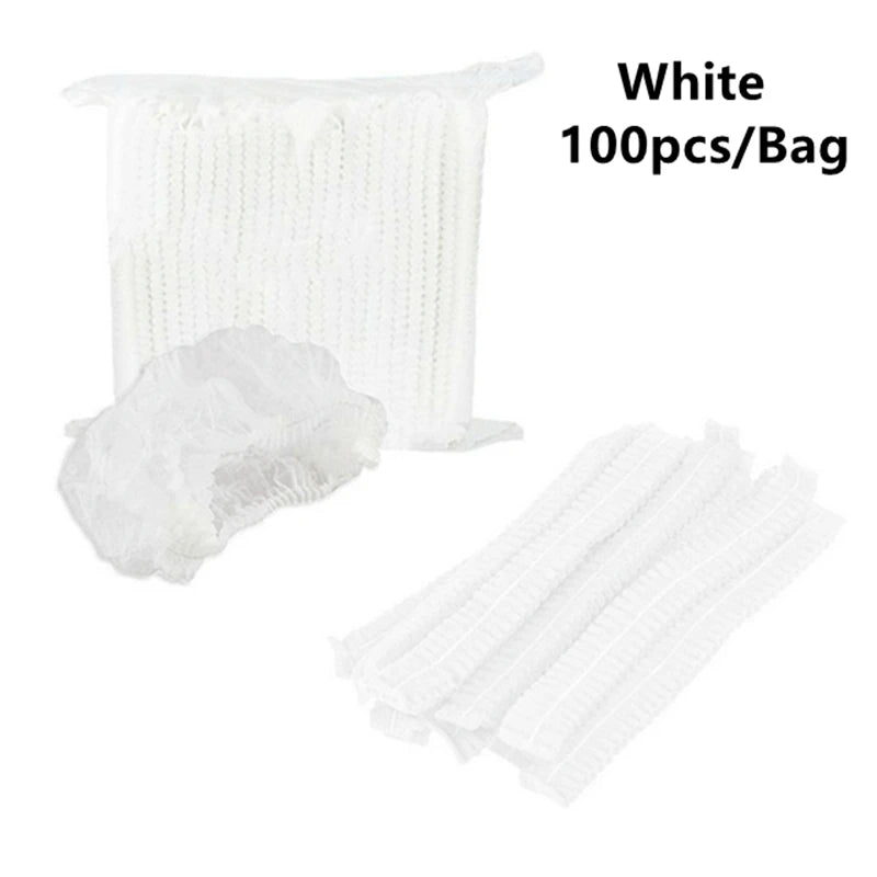 Disposable Hair Net Caps for Medical, Food Service, Salon & Spa Use