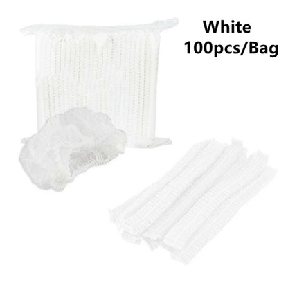 Disposable Hair Net Caps for Medical, Food Service, Salon & Spa Use
