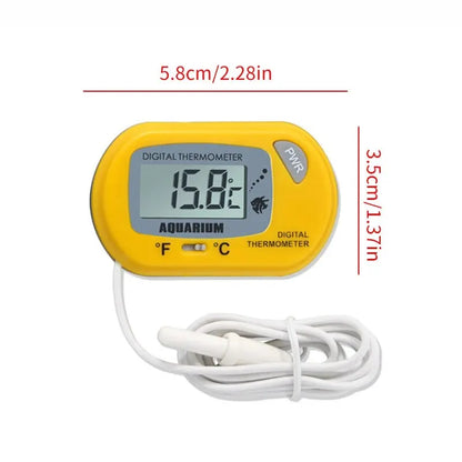 Waterproof LCD Fish Tank & Reptile Habitat Thermometer
