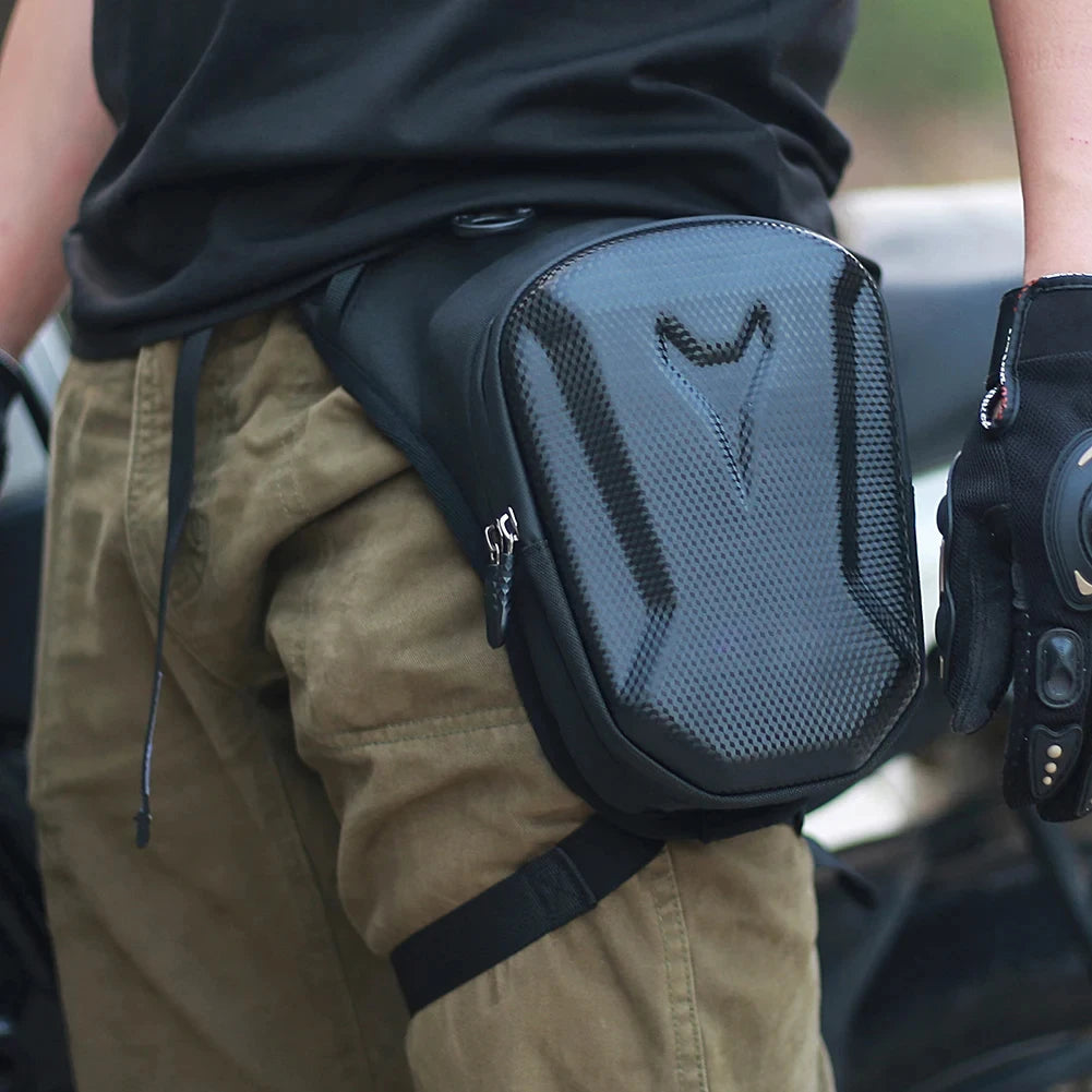 Motorcycle Leg Bag with EVA Hard Shell