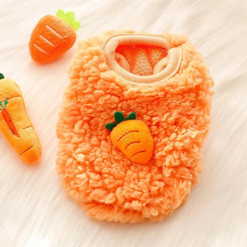Warm Fleece Pet Clothes for Puppies & Kittens