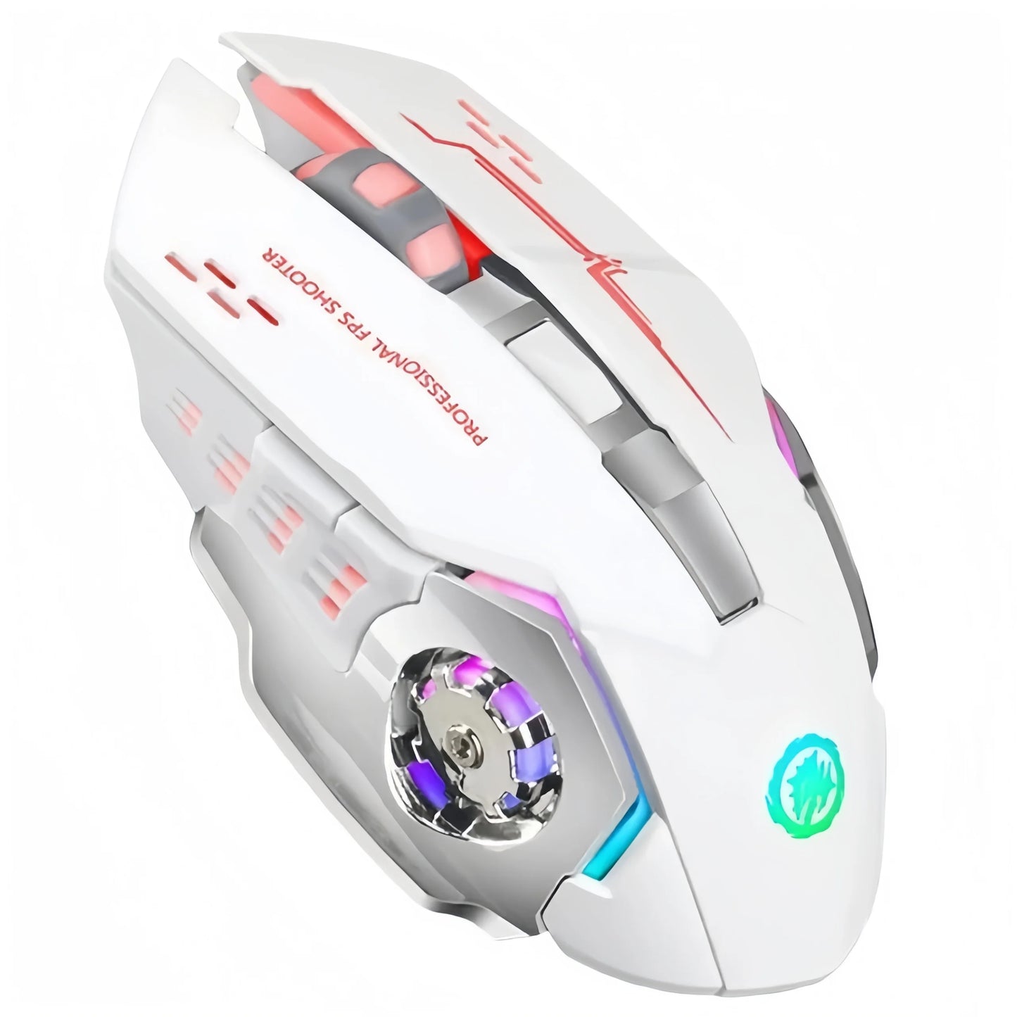 Bluetooth 5.2 & 2.4GHz Rechargeable RGB Wireless Gaming Mouse
