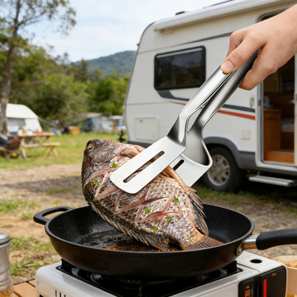 Double-Sided Cooking Tongs for Grilling & Frying