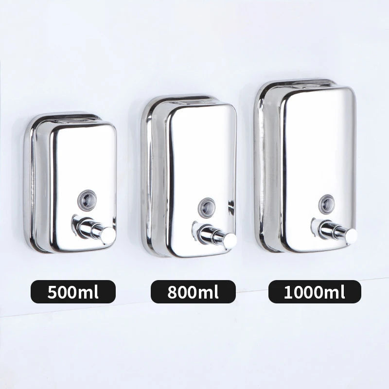 Stainless Steel Bathroom Liquid Soap Dispenser