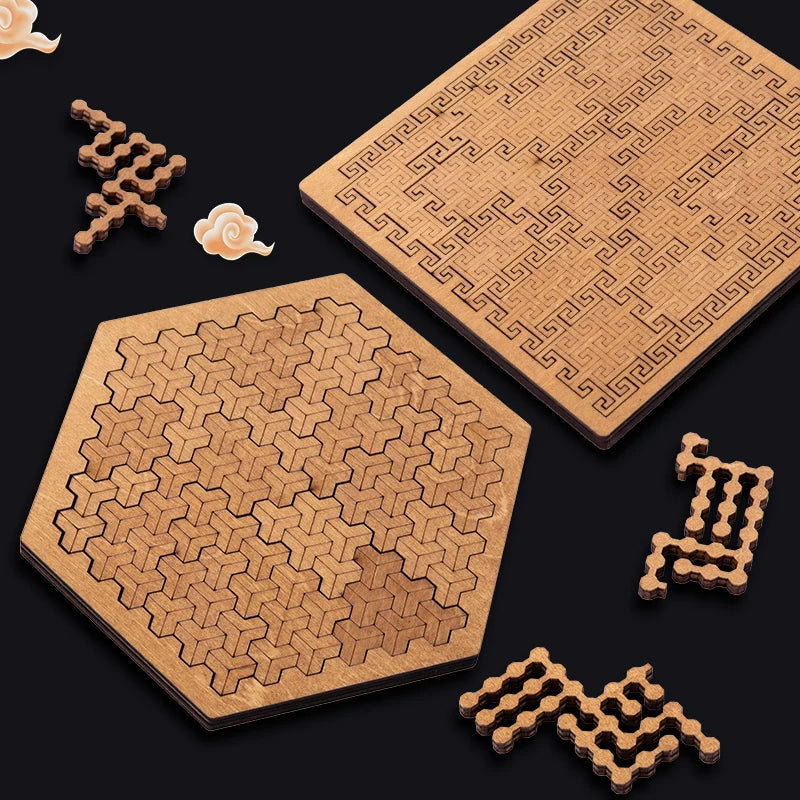 Impossible Wooden IQ Puzzle Game