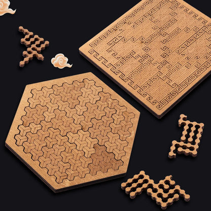 Impossible Wooden IQ Puzzle Game