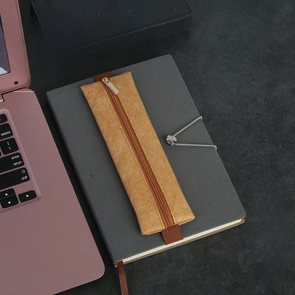 Elastic Zippered Fountain Pen Protective Pouch