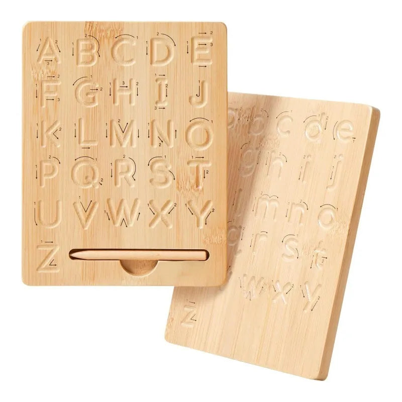 Wooden Alphabet Tracing Board