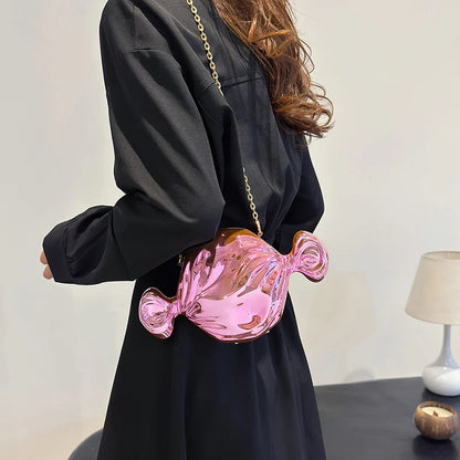 Luxury Acrylic Candy Evening Clutch Bag
