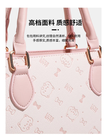 Elegant Leather Diaper Tote Bag
