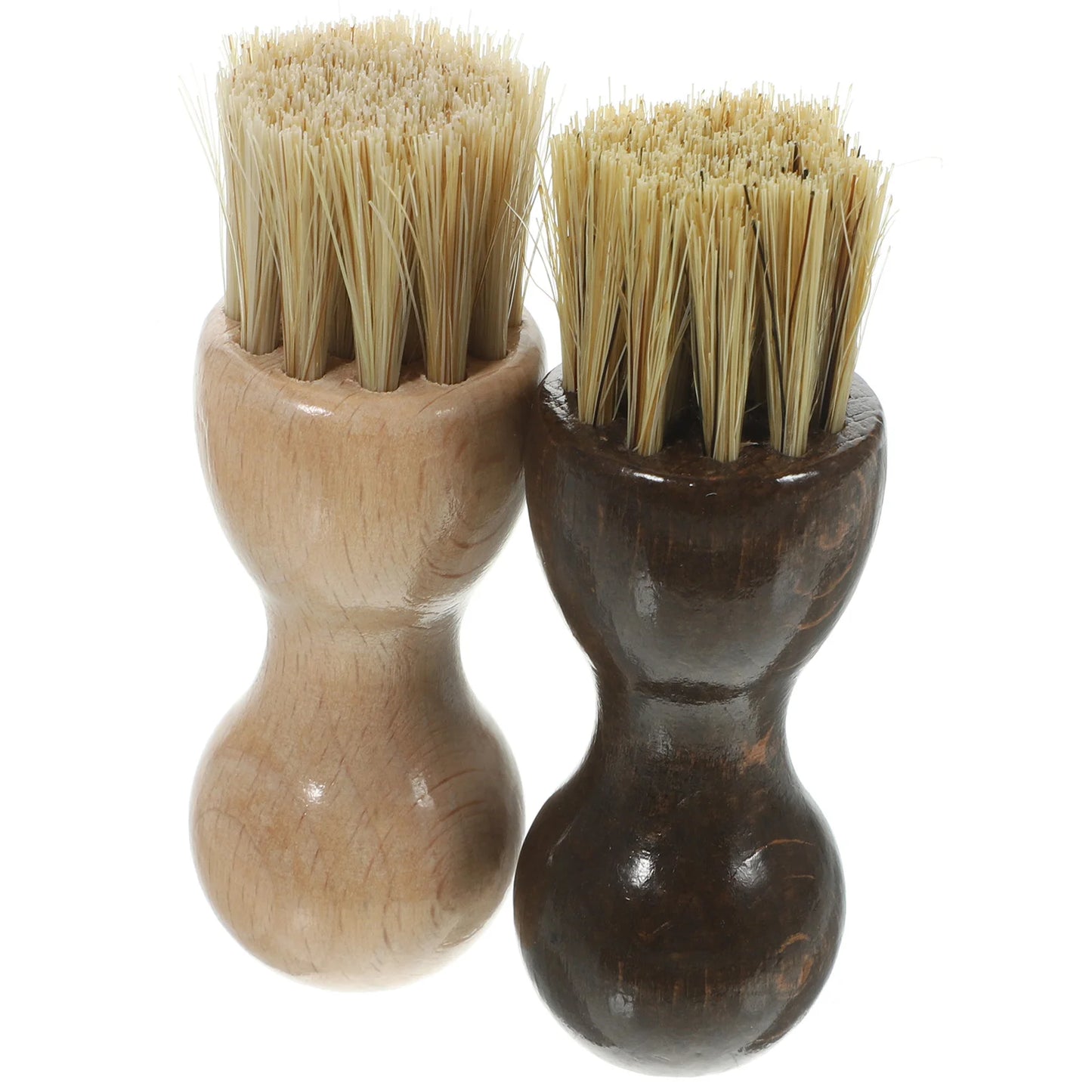 Pig Hair Shoe Cleaning & Polish Brush Set