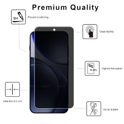 Anti-Spy 9H Tempered Glass & Camera Lens Protector for OPPO Find X9 Series