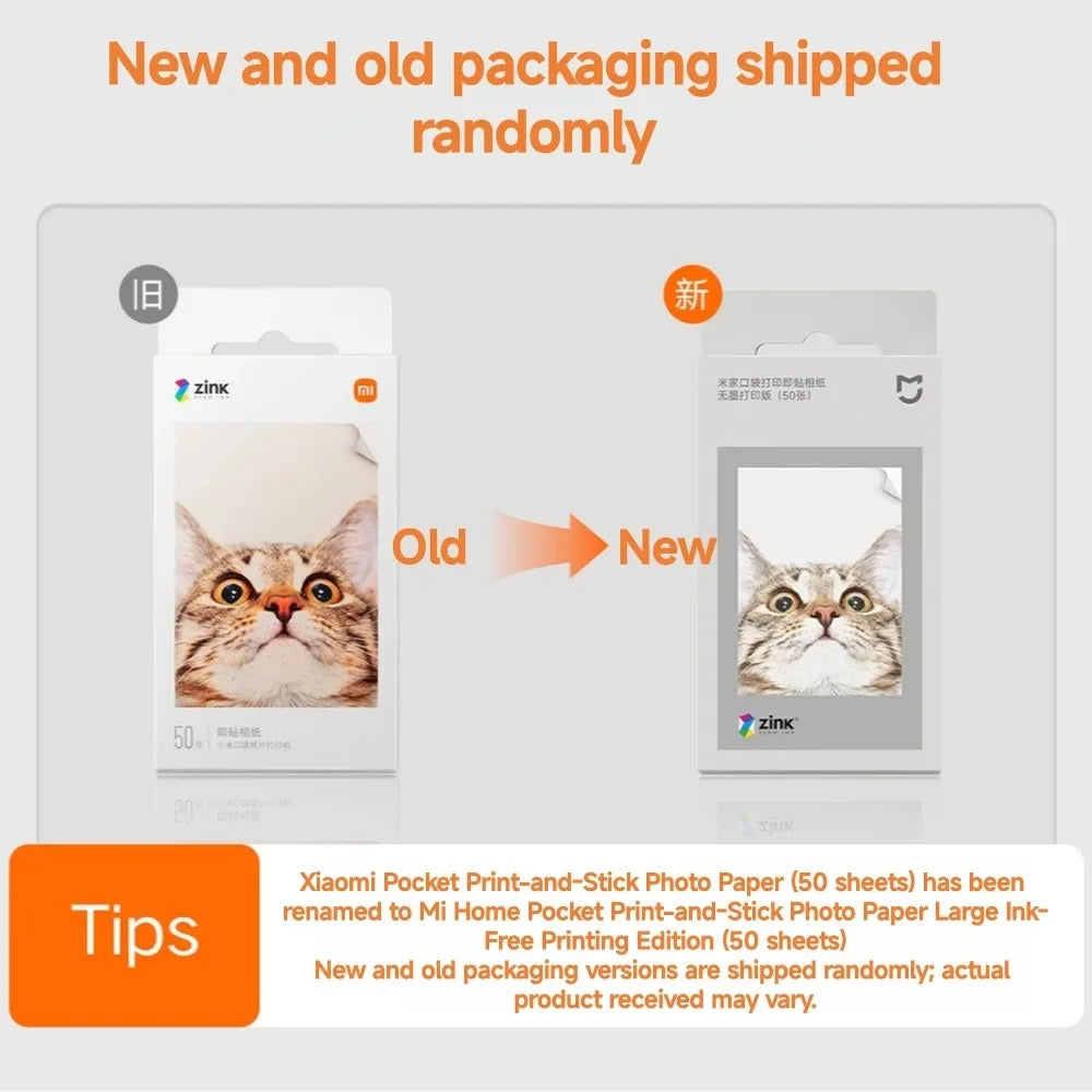 Xiaomi ZINK Self-Adhesive Photo Paper for Pocket Printer