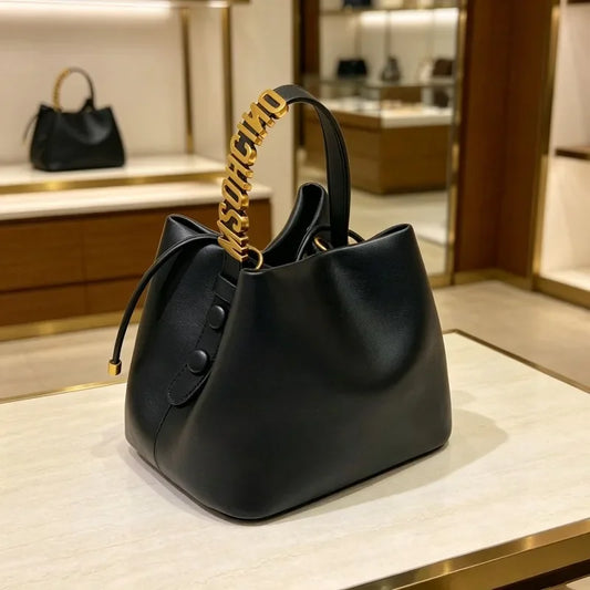 Large Capacity Chain Handle Shoulder Handbag