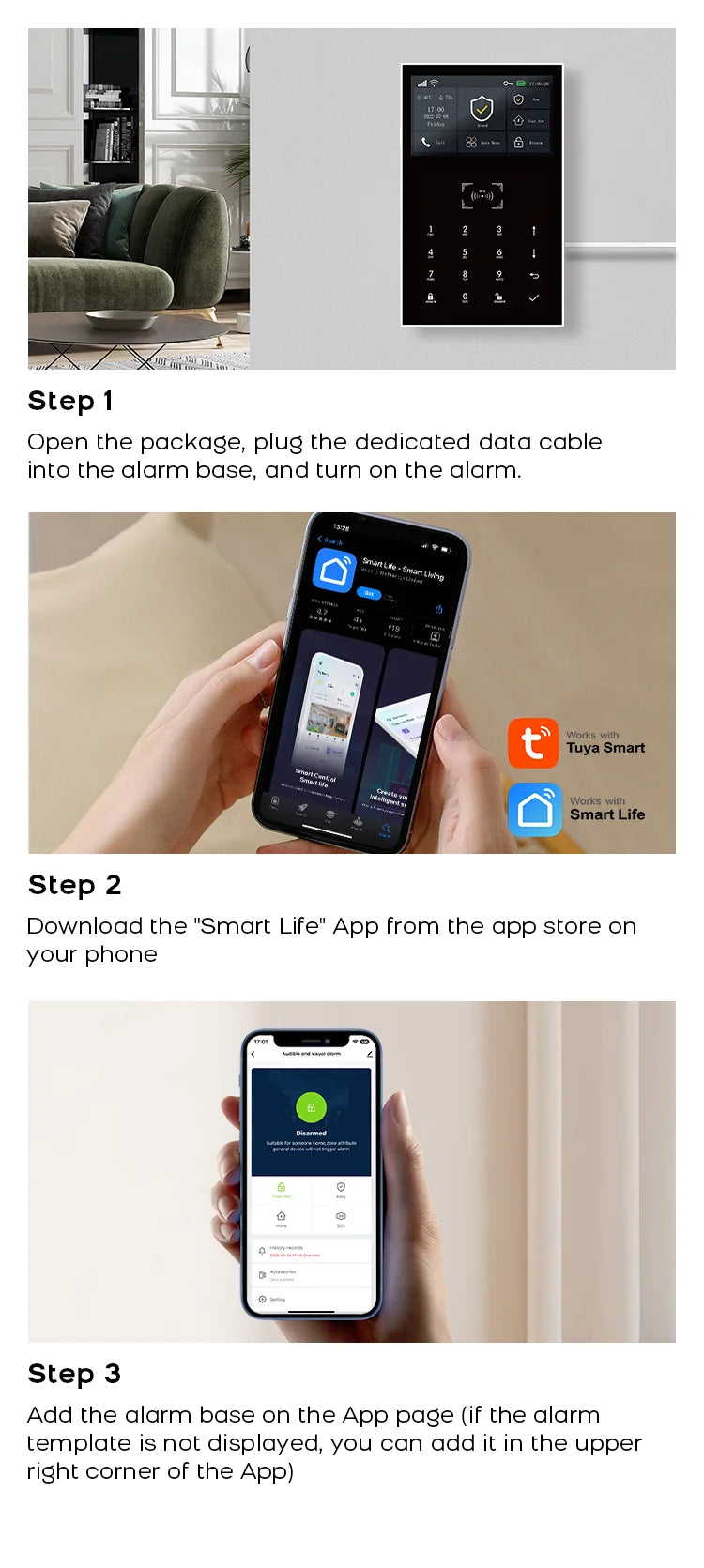Smart 4G WiFi Home Alarm System