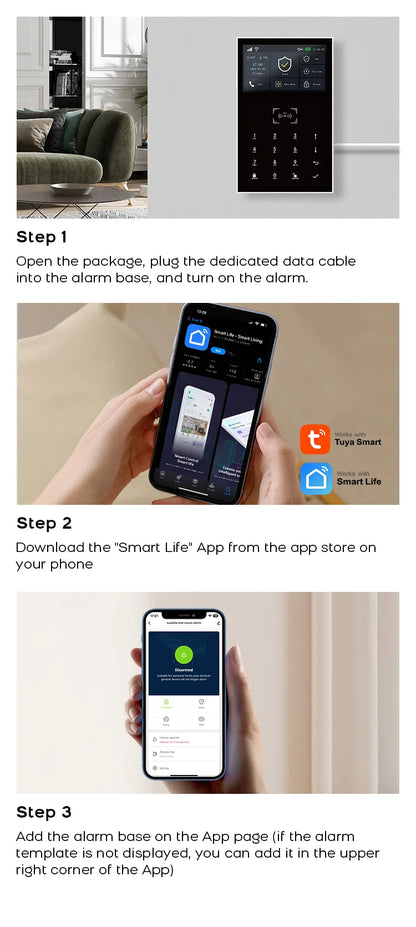 Smart 4G WiFi Home Alarm System