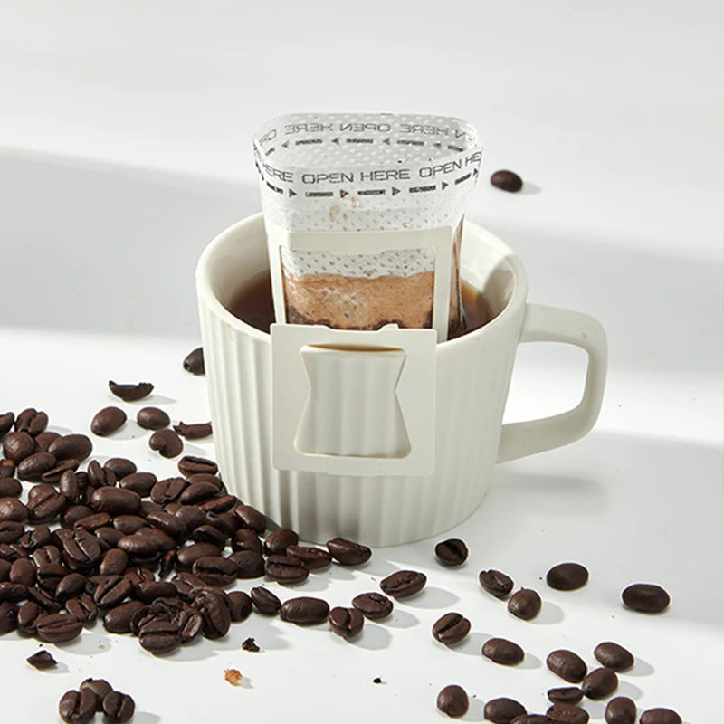 Portable Single-Serve Drip Coffee Filter Bags for Fresh Brew Coffee & Tea