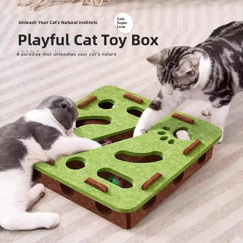 Interactive Cat Puzzle Maze Toy