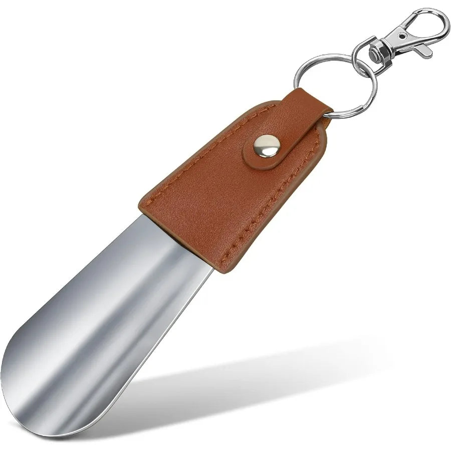 Portable Stainless Steel Shoe Horn Keychain