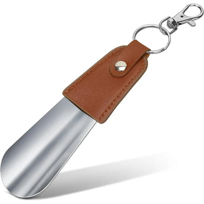 Portable Stainless Steel Shoe Horn Keychain