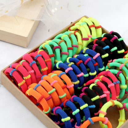 20-100pcs Children Candy Color Hair Bands