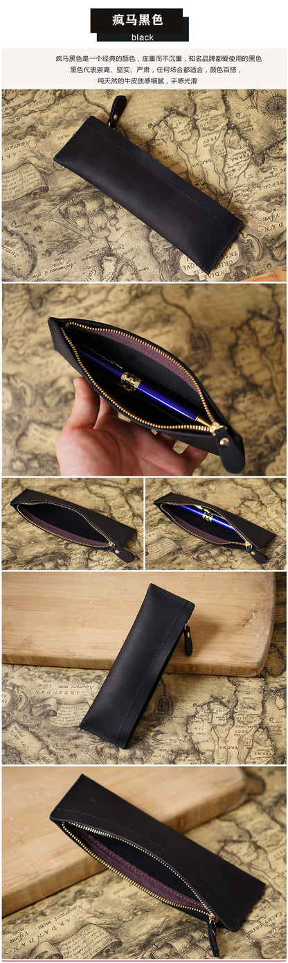 Handmade Leather Pencil Case