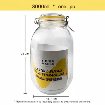 Airtight Glass Storage Jar