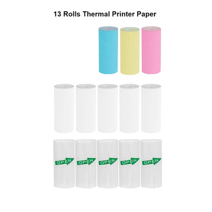 Bluetooth Pocket Thermal Printer & Sticker Paper Set
