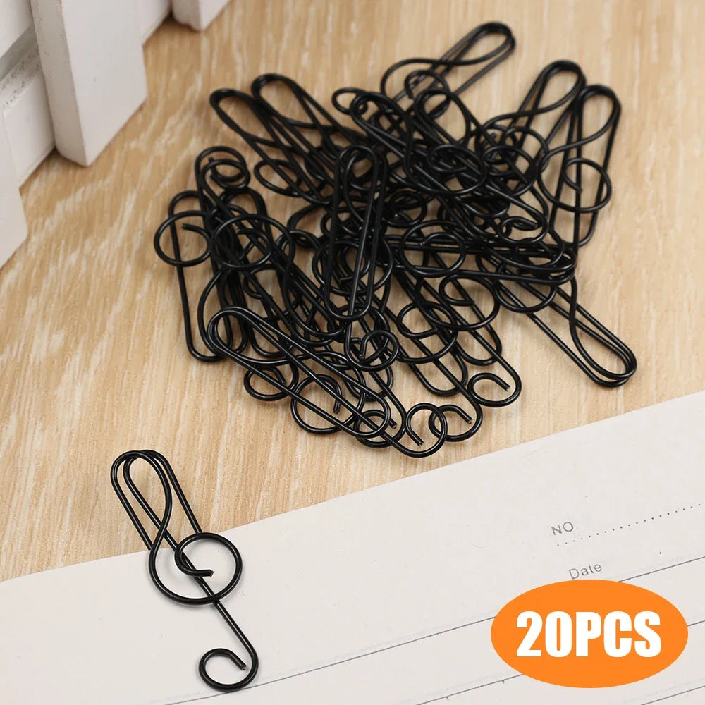 Musical Note Paper Clips