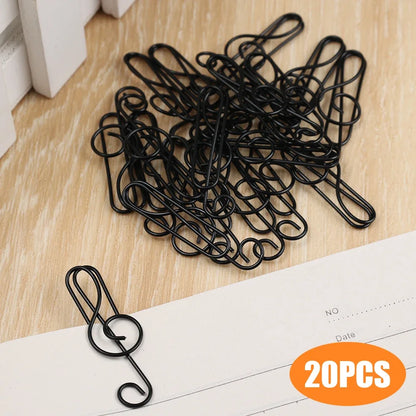 Musical Note Paper Clips