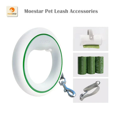 Pet Leash Extension Belt with Poop Bag Dispenser