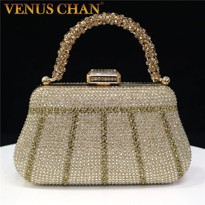 Luxury Rhinestone Evening Clutch Bag