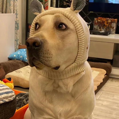 Winter Warm Dog Hat with Ear Covers