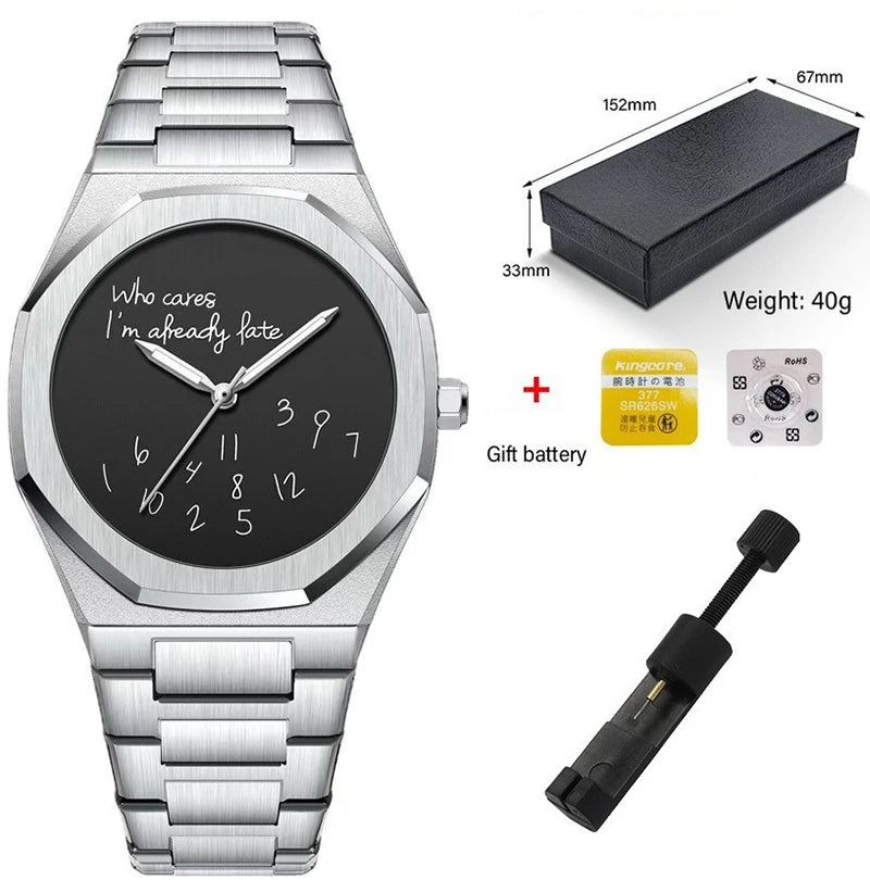 Luxury Men's Quartz Business Casual Steel Watch