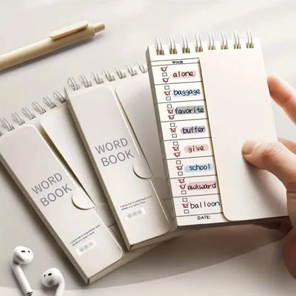 Portable Vocabulary Memory Notebook