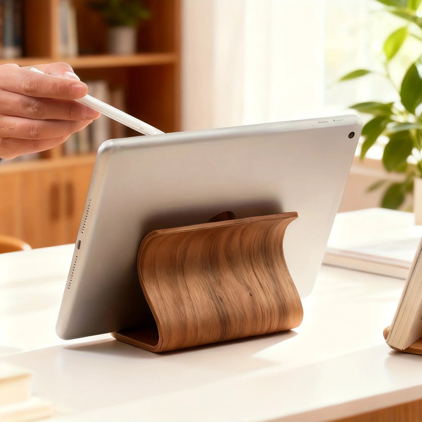 Wooden Desktop Phone & Tablet Stand